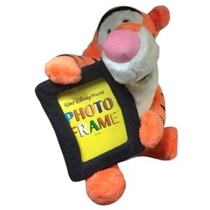 10” Vintage Disney Plush Tigger Photo Frame